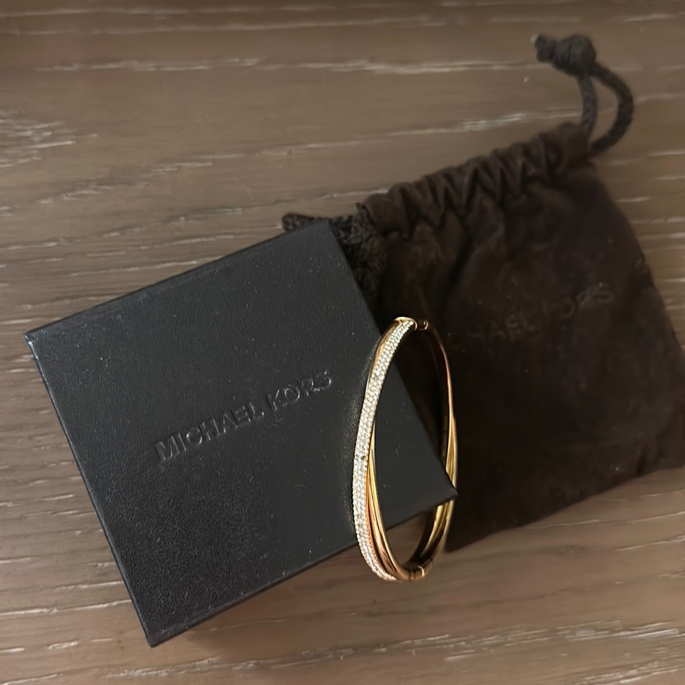 Michael Kors Bracelet Crystallized Criss Cross Bangle